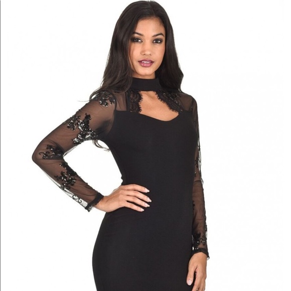 AX PARIS  SEQUIN DRESS - Picture 2 of 7